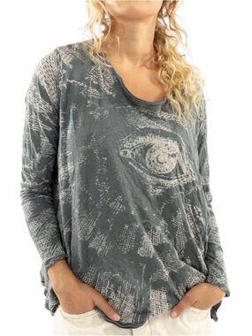 Magnolia Pearl Freedom of Conscience Eye Long Sleeve Tee OS